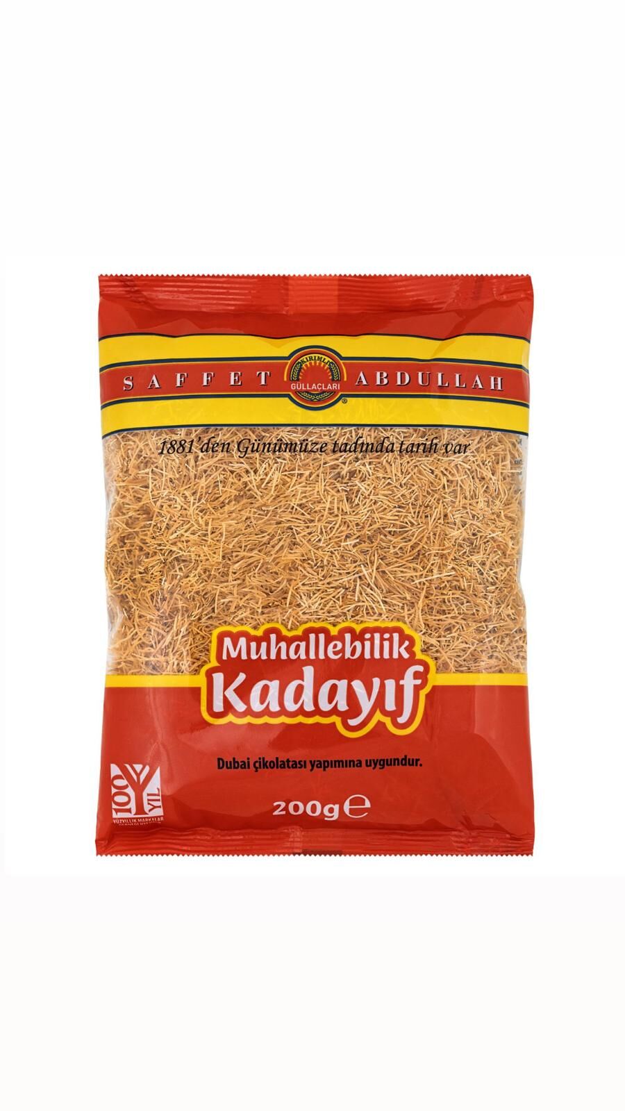 Saffet Abdullah Dubai Çikolatası Çıtır Kadayıfı 200 gr