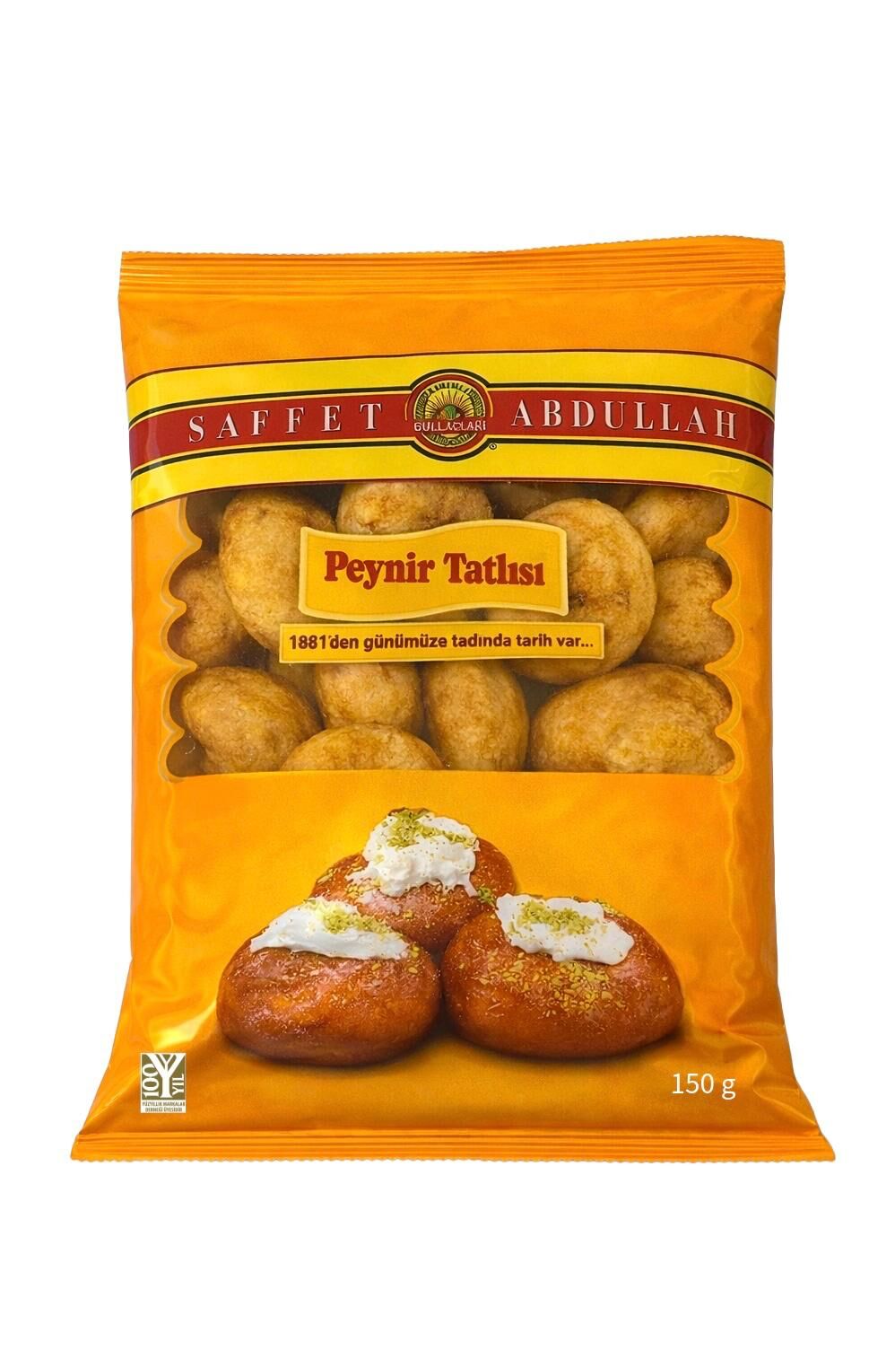 Saffet Abdullah Peynir Tatlısı 150 gr x 4 Paket