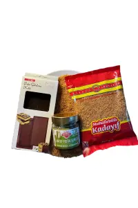 Dubai Çikolatası Seti 2 (Saffet Abdullah Çıtır Kad.200 gr + Antep Fıstık Ezme 200 gr + Silikon Kılıf)