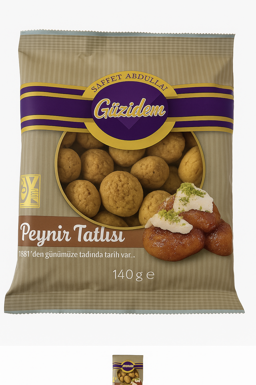 Saffet Abdullah Güzidem Peynir Tatlısı  140 gr X 2 Paket