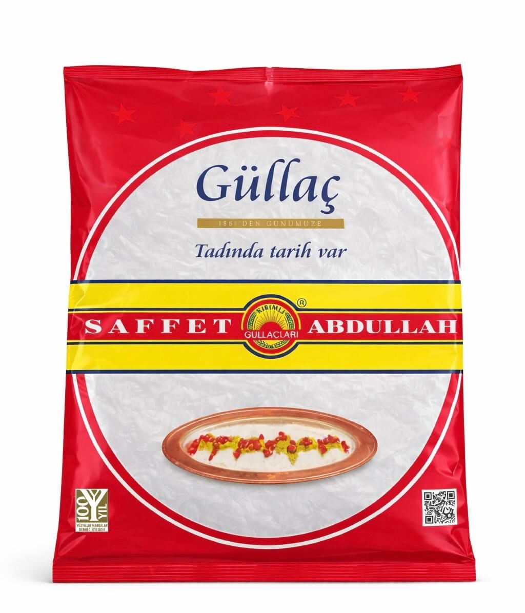Saffet Abdullah Güllaç Poşet Ambalaj 400 Gr - 1 Koli (20 Paket)