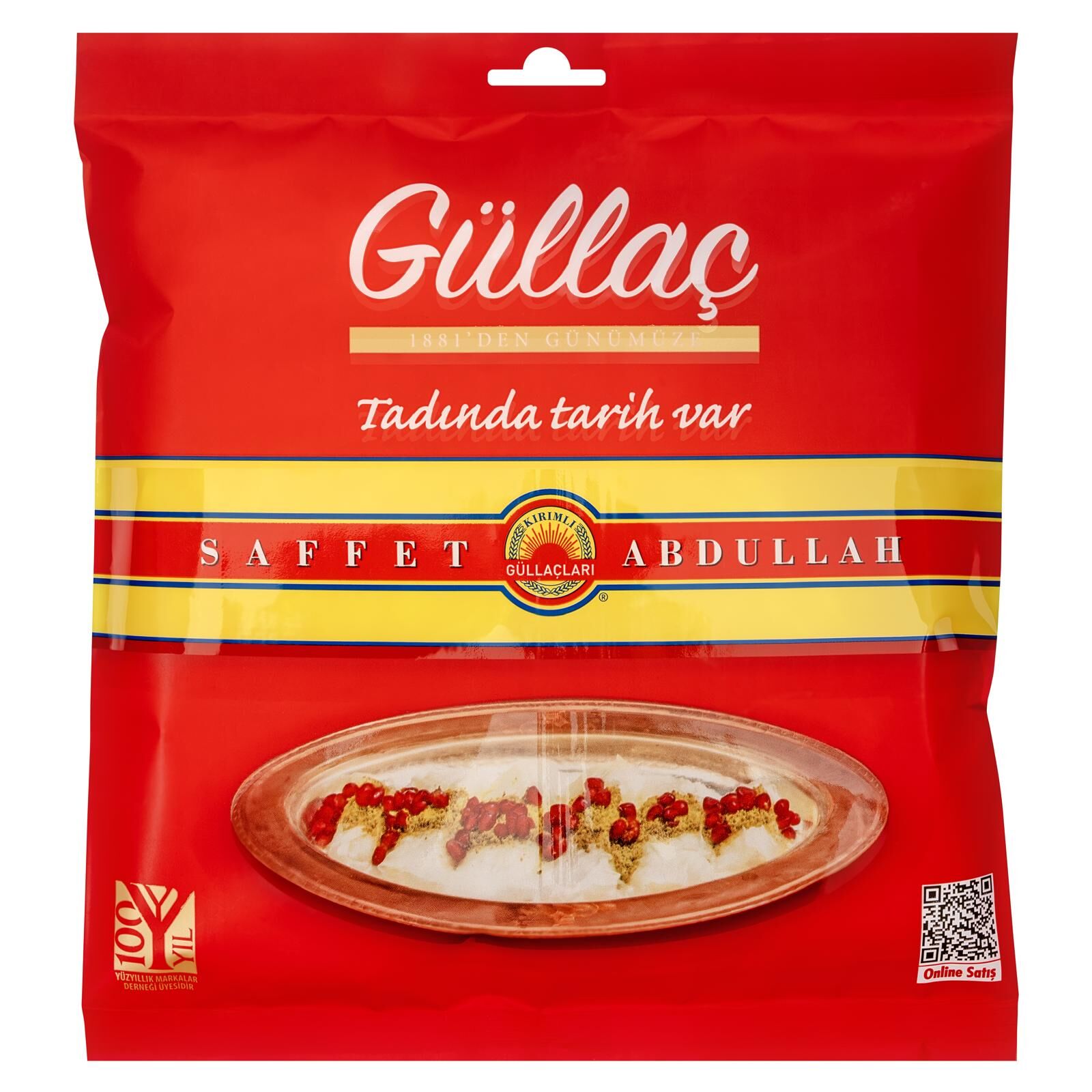 Saffet Abdullah Güllaç Mini Ambalaj 100 Gr - 1 Koli (30 Paket)