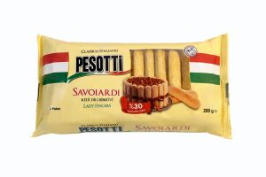 Pesotti Savoiardi Kedi Dili Bisküvi 200 gr x 3 Paket