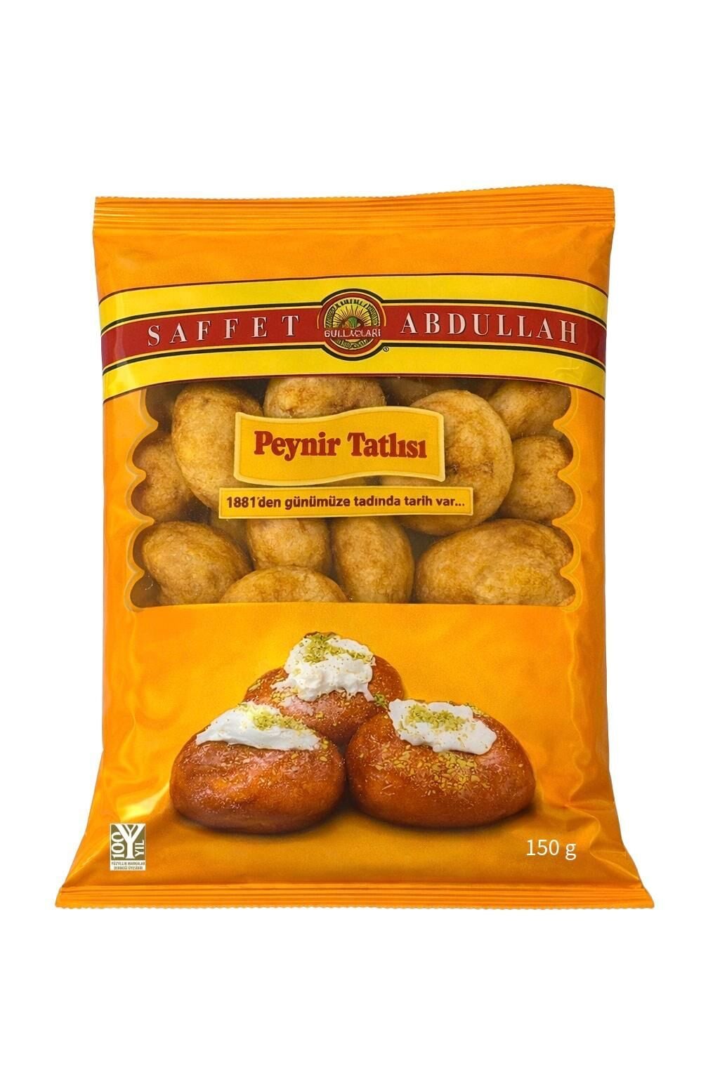 Saffet Abdullah Peynir Tatlısı 150 gr x 25 Paket (1 Koli)