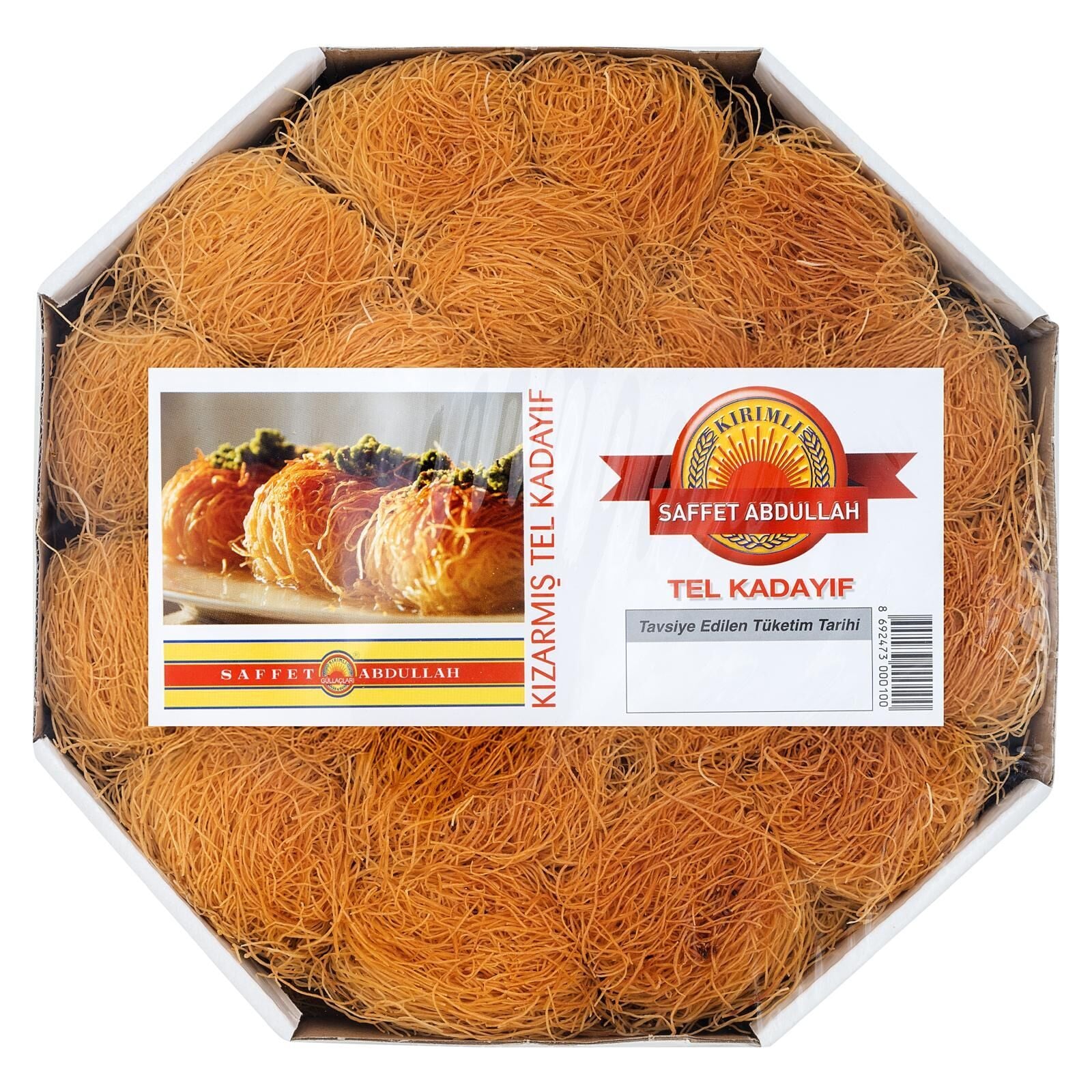 Saffet Abdullah Fincan Kadayıf 400 gr x 12 Paket (1 Koli)