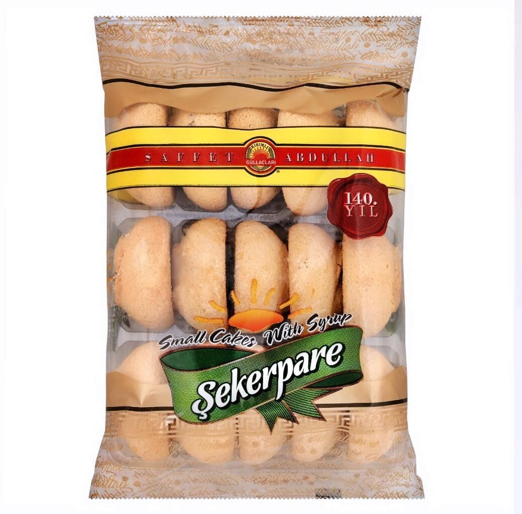 Saffet Abdullah Şekerpare 250 gr x 30 Paket (1 Koli)